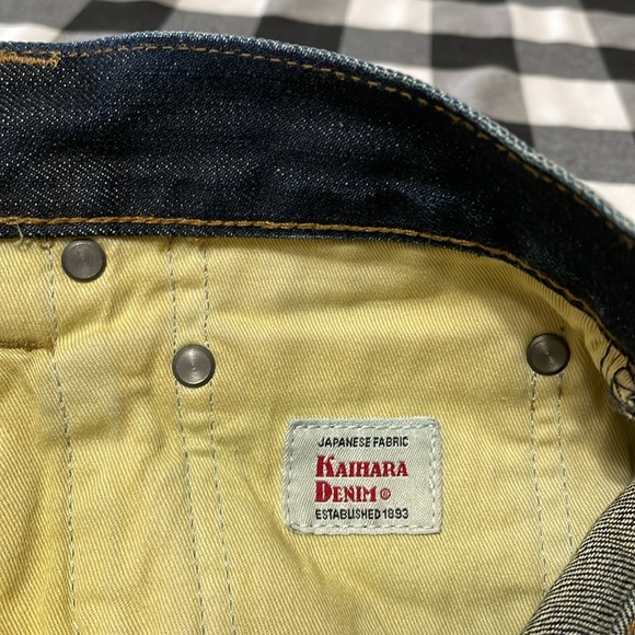 J.Crew 770 Japanese Fabric Kaihara Denim Jeans Men 31 x 34.5 Long tall Cotton - Picture 5 of 13